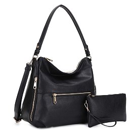 2-IN-1 Marley Hobo Crossbody and Wristlet Set