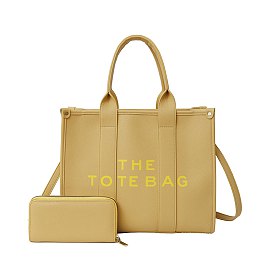 2- in 1 Large Size "The Tote Bag" with Wallet