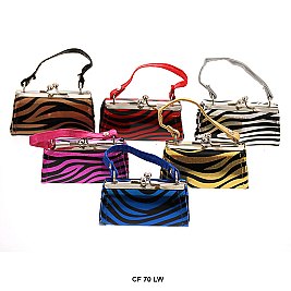 Pack of 12 pcs Coin Purses with Zebra Design
