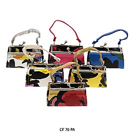 Pack of 12 Regular Coin Purses with Art Print Design