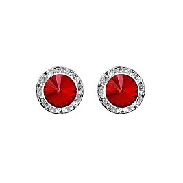 FASHIONABLE 15MM RONDELLE POST EARRING SLE0193