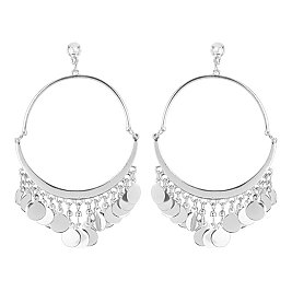 Trendy Hoop Er with Dangly Circles SLE0825