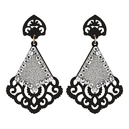 Fashionable Dangly Fashion Felt Earring SLE1598