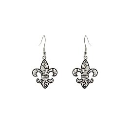 Trendy Fleur De Lis Hook Earring SLE1732