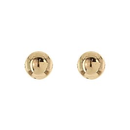 Fashionable 12mm Round Ball Post Earring SLE1752