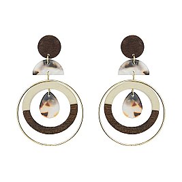 Trendy Round Dangly Fashion Earring SLE1892