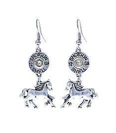 WESTERN THEME DANGLY EARRINGS