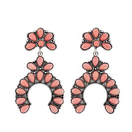 STYLISH SQUASH BLOSSOM DANGLE EARRINGS