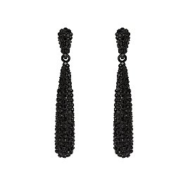 FASHIONABLE RHINESTONE DROP DANGLE POST EARRING SLEQ251