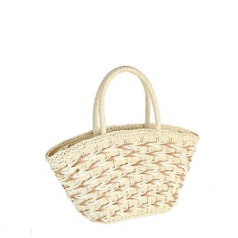 Fashion Straw Beach Tote Bag
