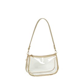 See Thru Chain Link Shoulder Bag