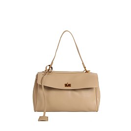 Twist Lock Flap Satchel
