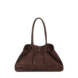 Suede Satchel