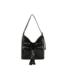 Rhinestone Bow Shoulder Bag