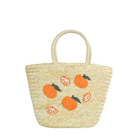 Straw Beach Tote