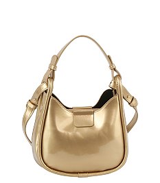 SHINY LEATHER PETITE CUTE CROSSBODY BAG