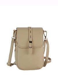 Fashion Buckle Flap Cell Phone Purse Crossbody Bag