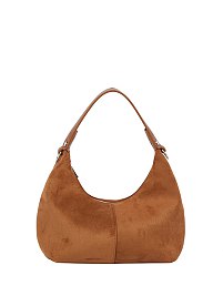 Faux Suede Hobo