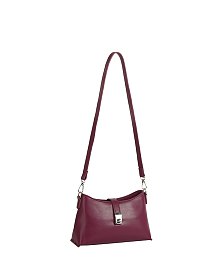 Twist Lock Flap Shoulder Bag
