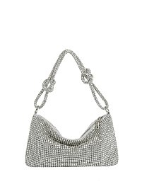 Rhinestone Mesh Shoulder Bag