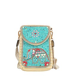 Beads Embroidery Crossbody Bag