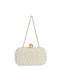 Pearl Clutch Evening Bag