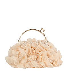 Floral Satin Clutch Evening Bag