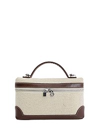 Canvas Boxy Crossbody Bag
