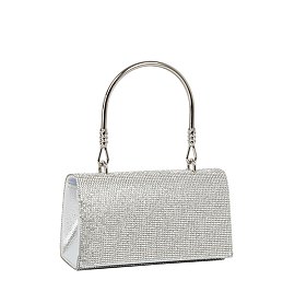 Rhinestone Top Handle Clutch