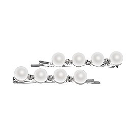 ELEGANT RHINESTONE AND PEARL BOBBY PIN SLH1237