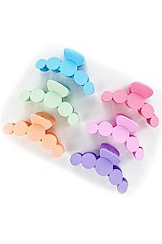 Pack of 12 (pieces) Assorted Colors Hair CLIPS