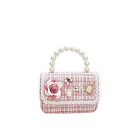 Tweed Charm Flap Mini Handbag