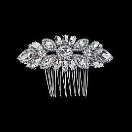 STYLISH BRIDAL JEWELED HAIR COMB SLHCH2182