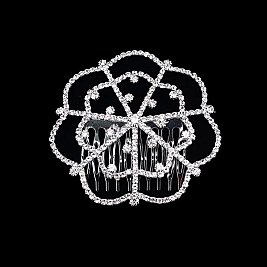 Stylish Loopy Rhinestone Hair Comb SLHCY3558