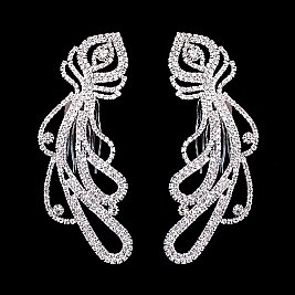 RHINESTONE S/CL HAIR COMB SET SLHCY5878