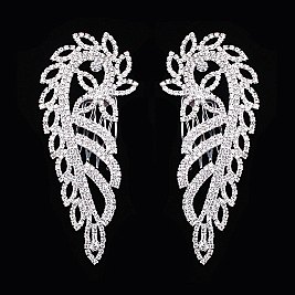 RHINESTONE S/CL HAIR COMB SET SLHCY5879