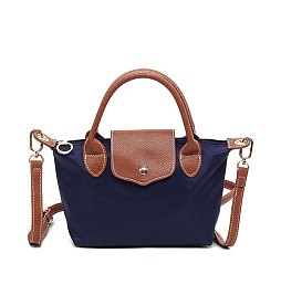 Nylon Flap Satchel Crossbody Bag