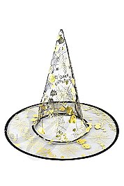 Pack of 12 Assorted Color Halloween Witch Hat
