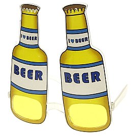 Pack of 12 Beer Bottle Novelty Sunglasses
