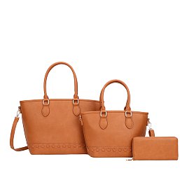 3-in-1 Twin Tote Value Set W Wallet WHOLESALE