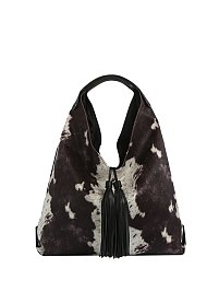 Calf Hair Cow Printed Shoulder Bag