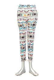 AZTEC TRIBAL PRINT HIGH WAIST WOMEN LEGGING FM-LG2868