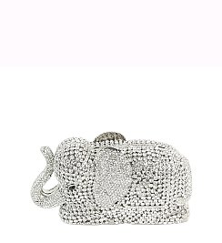 Rhinestone Elephant Clutch Evening Bag