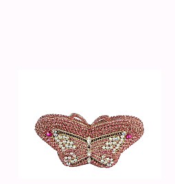 Rhinestone Butterfly Clutch Evening Bag