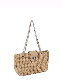 Chevron Quilted Classic Shoulder Bag