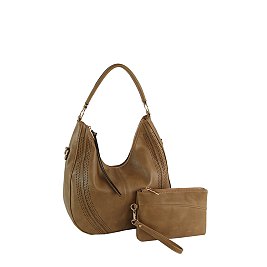 Laser Cut Print 2-in-1 Shoulder Bag Hobo