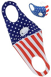 Pack of 12 USA FLAG DESIGN MASK