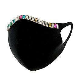 CUTE RHINESTONE MASK W/ COMFORTABLE EARLOOP