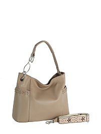 Hook Top Handle Shoulder Bag with Guitar Strap