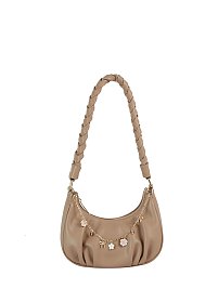 Braided Strap Decorative Shoulder Bag